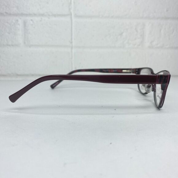 Cole Haan CH 1010 Wine‎ Red Burgundy Rectangular Glasses Frames 51-17-130 H1423 main image 5